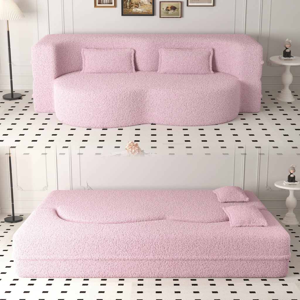 2-in-1 Convertible Sofa Bed with Pillows M88940