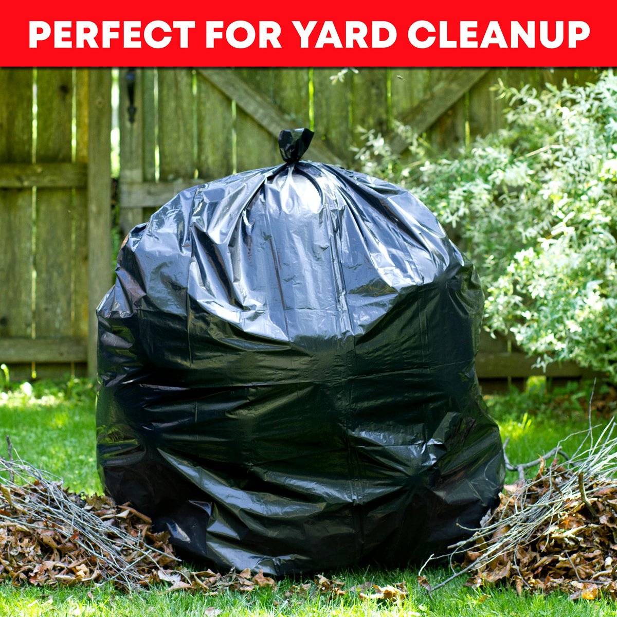 55 Gallon 3 Mil Heavy Duty Contractor Trash Bags L36654