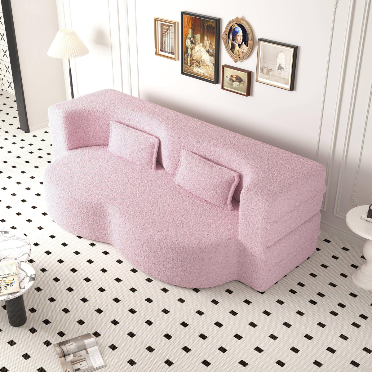 2-in-1 Convertible Sofa Bed with Pillows M88940