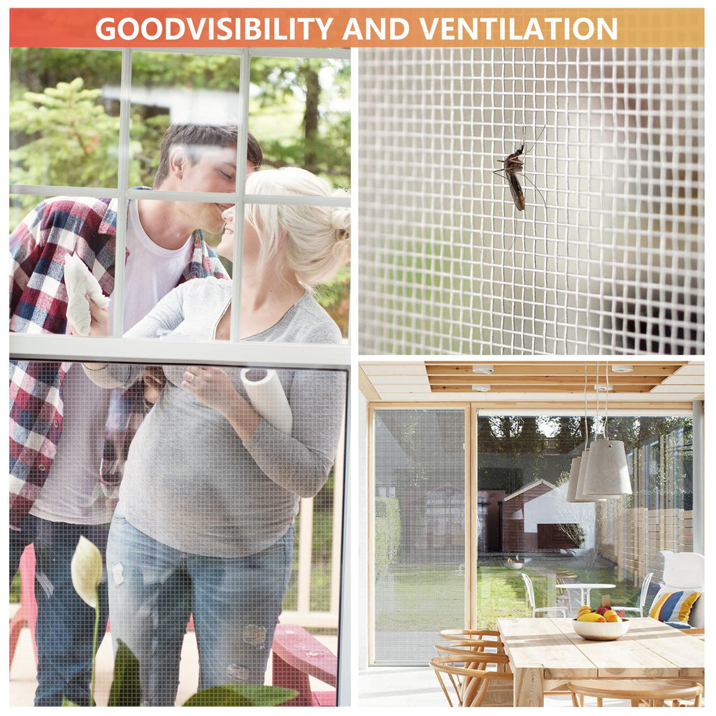 Aluminum Window Screen Mesh Roll 48 in x 100 ft 18x16 Mesh G89439