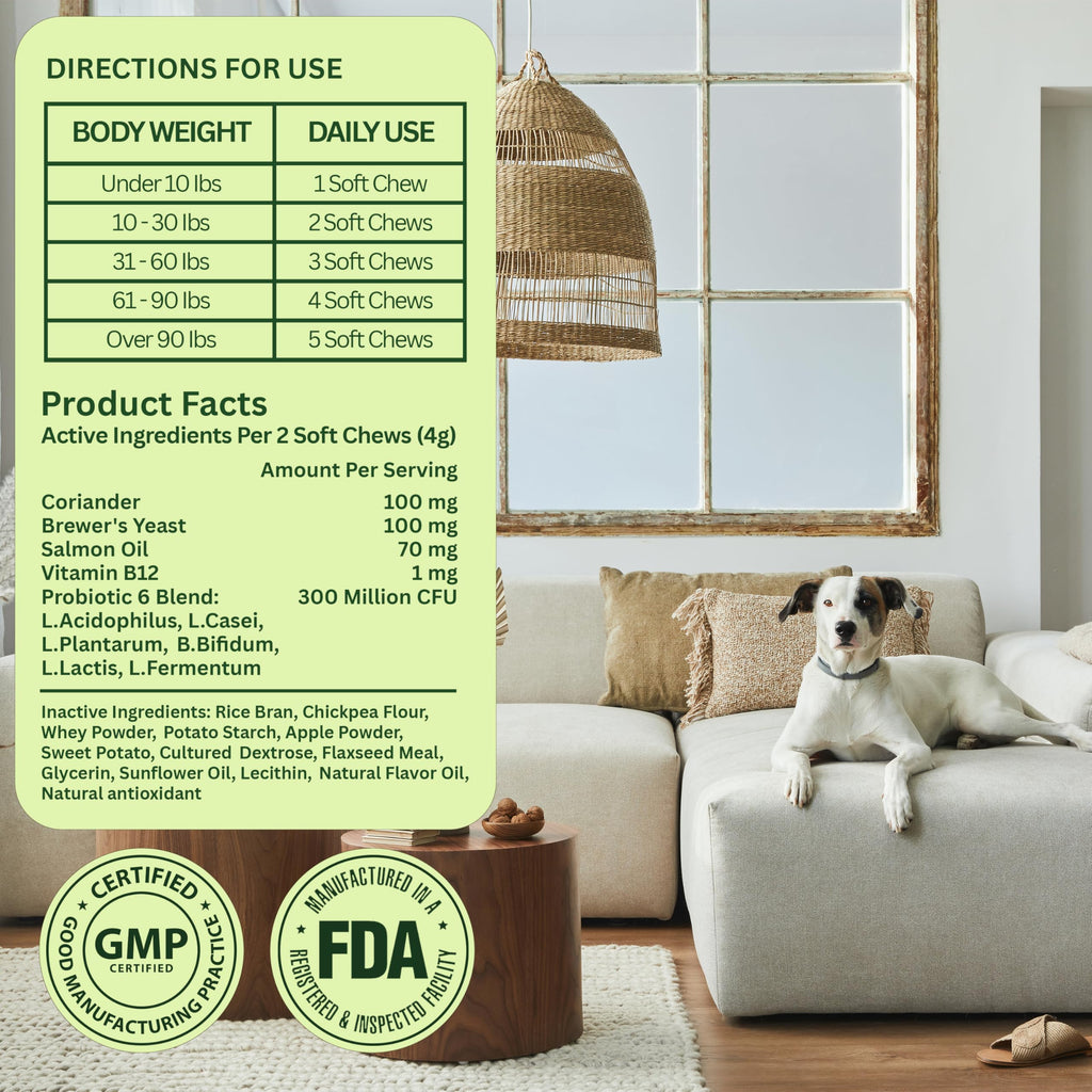Chewable Flea and Tick Prevention for Dogs 120 Chews Beef J965